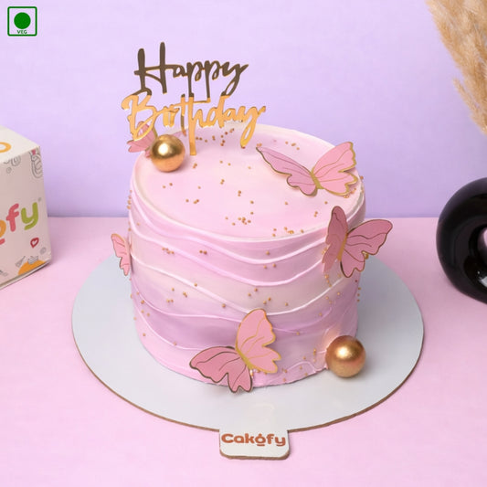 Butterfly Bliss Designer Cake - Gurgaon & Delhi NCR | Cakofy