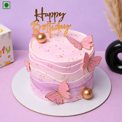 Butterfly Bliss Designer Cake - Gurgaon, Delhi & Noida