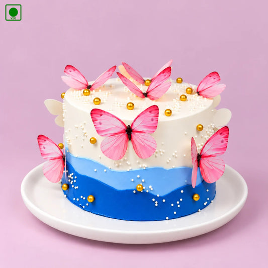 Butterfly Pearl Cake - Gurgaon, Delhi & Noida  