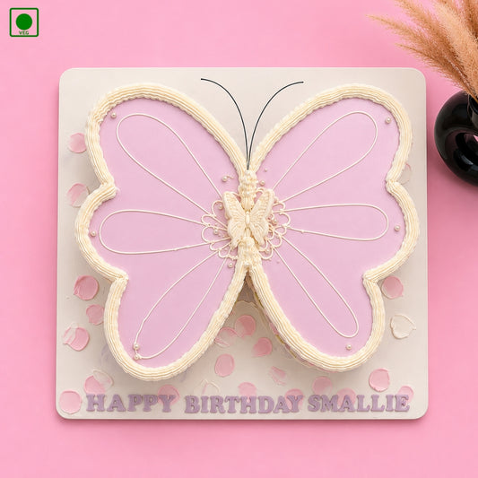 Butterfly Shape Birthday Cake - Gurgaon & Delhi NCR | Cakofy