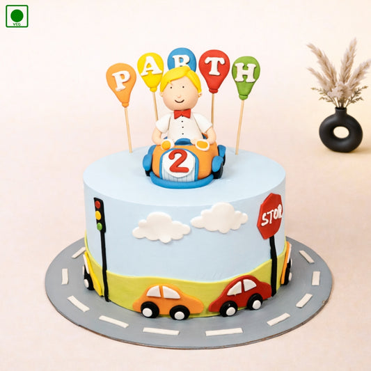 Car Lover Kids Cake - Cake Gurgaon & Delhi NCR | Cakofy