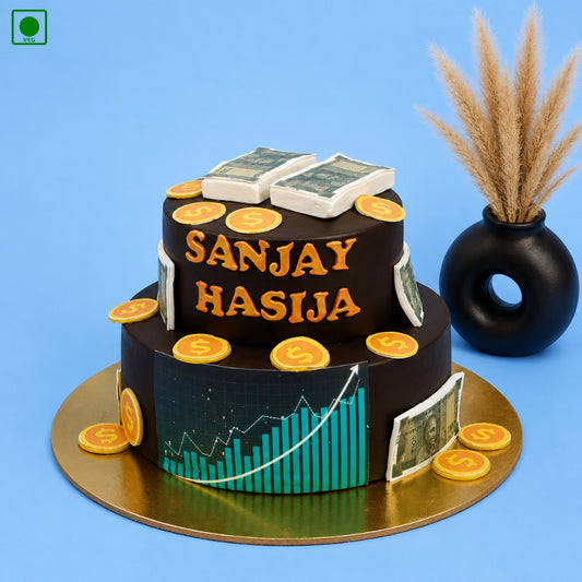 Cash & Coin Money Theme Cake - Gurgaon, Delhi & Noida 