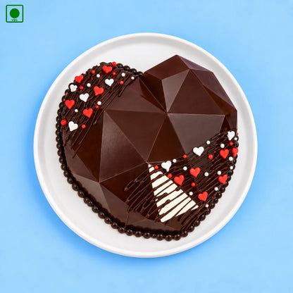 Choco Pinata Heart Cake - Gurgaon, Delhi & Noida