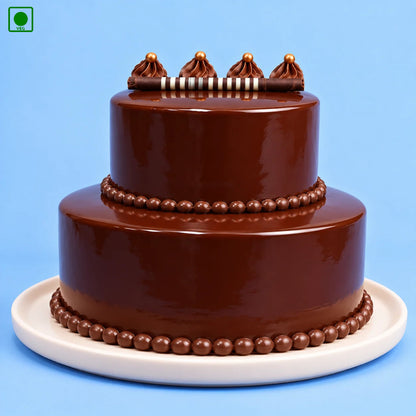 Choco Truffle Two Tier Cake - Gurgaon, Delhi & Noida