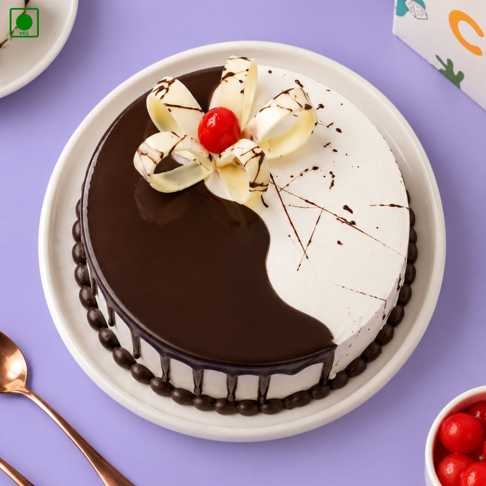 Choco Vanilla Cake - Gurgaon, Delhi & Noida