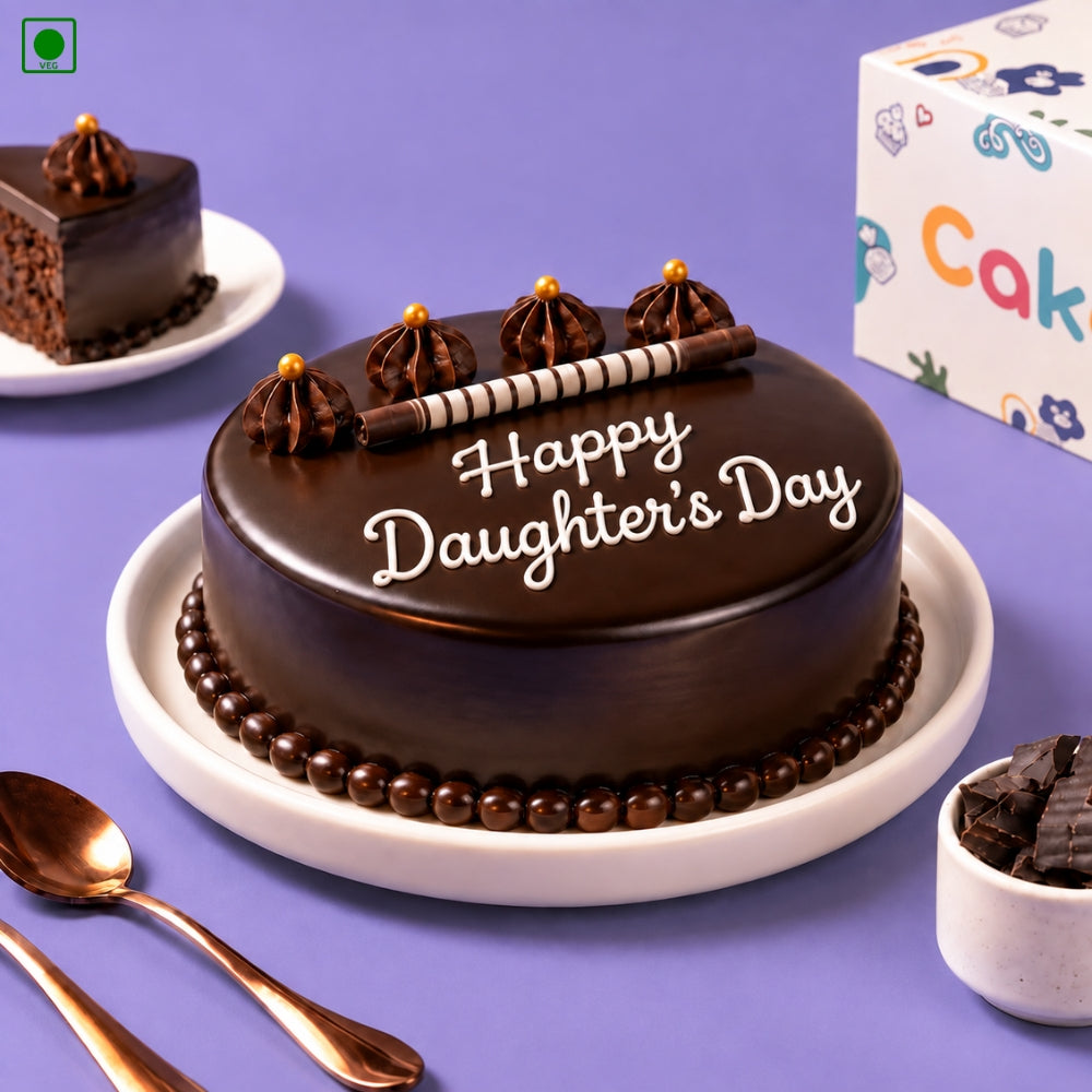 Chocolate Daughter’s Day Cake - Gurgaon, Delhi & Noida