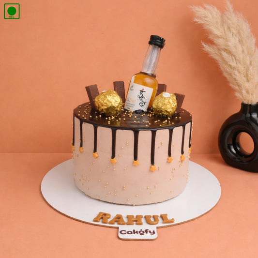 Chocolate Drip Liquor Cake - Gurgaon & Delhi NCR | Cakofy