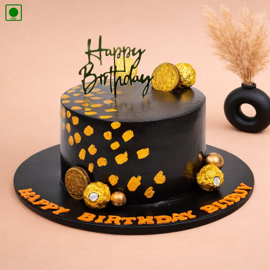 Chocolate Ferrero Birthday Cake - Gurgaon & Delhi NCR | Cakofy