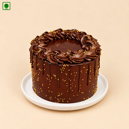 Chocolate Gold Sprinkle Cake – Gurgaon, Delhi & Noida