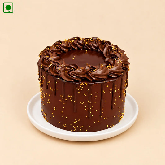 Chocolate Gold Sprinkle Cake – Gurgaon, Delhi & Noida