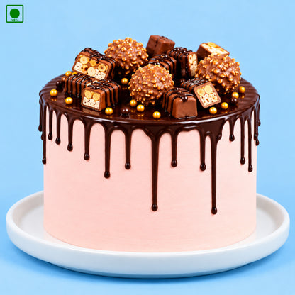 Chocolate Rocher Drip Cake - Gurgaon, Delhi & Noida