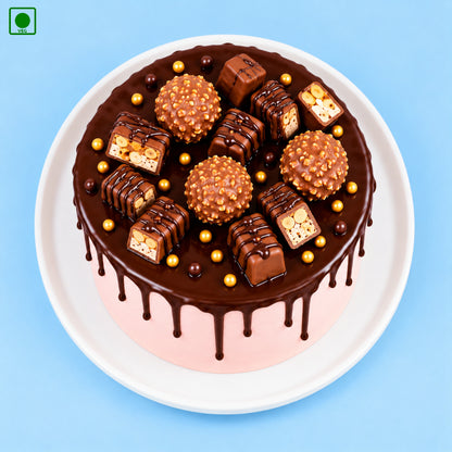 Chocolate Rocher Drip Cake - Gurgaon, Delhi & Noida