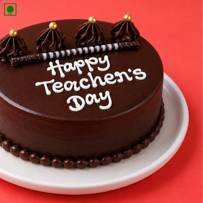 Chocolate Teacher's Day Cake - Gurgaon, Delhi & Noida