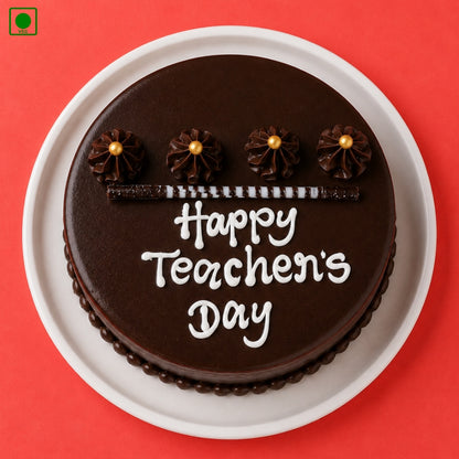 Chocolate Teacher's Day Cake - Gurgaon, Delhi & Noida