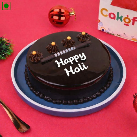 Chocolate Truffle Holi Special Cake - Cake Gurgaon & Delhi NCR | Cakofy