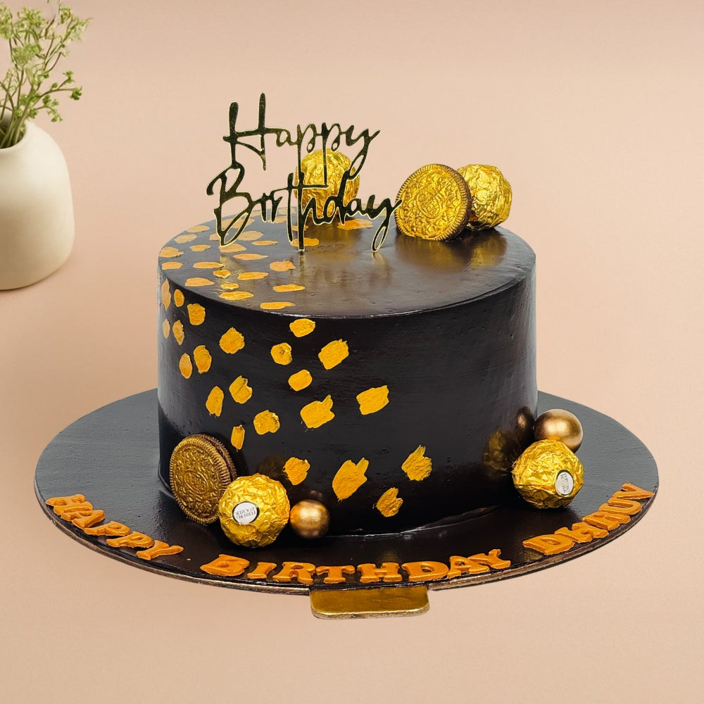 Chocolate Ferrero Birthday Cake