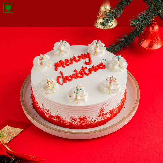Christmas Red Velvet Cake - Gurgaon, Delhi & Noida