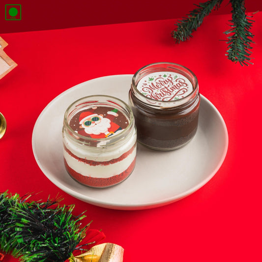 Christmas Special Jar Cake (Pack of 2) - Gurgaon, Delhi & Noida