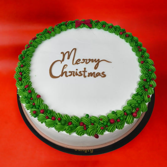 Christmas Wreath Cake - Gurgaon & Delhi NCR | Cakofy