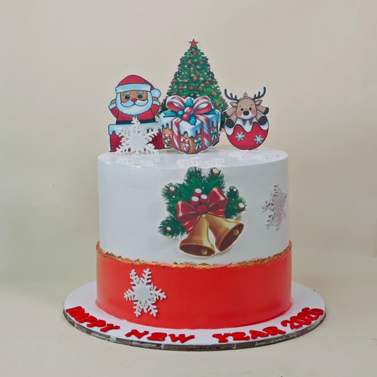 Christmas Celebration Theme Cake - Gurgaon & Delhi NCR | Cakofy