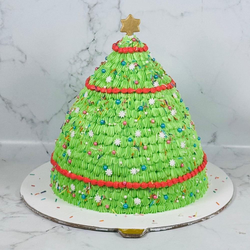 Christmas Tree Design Cake - Gurgaon & Delhi NCR | Cakofy
