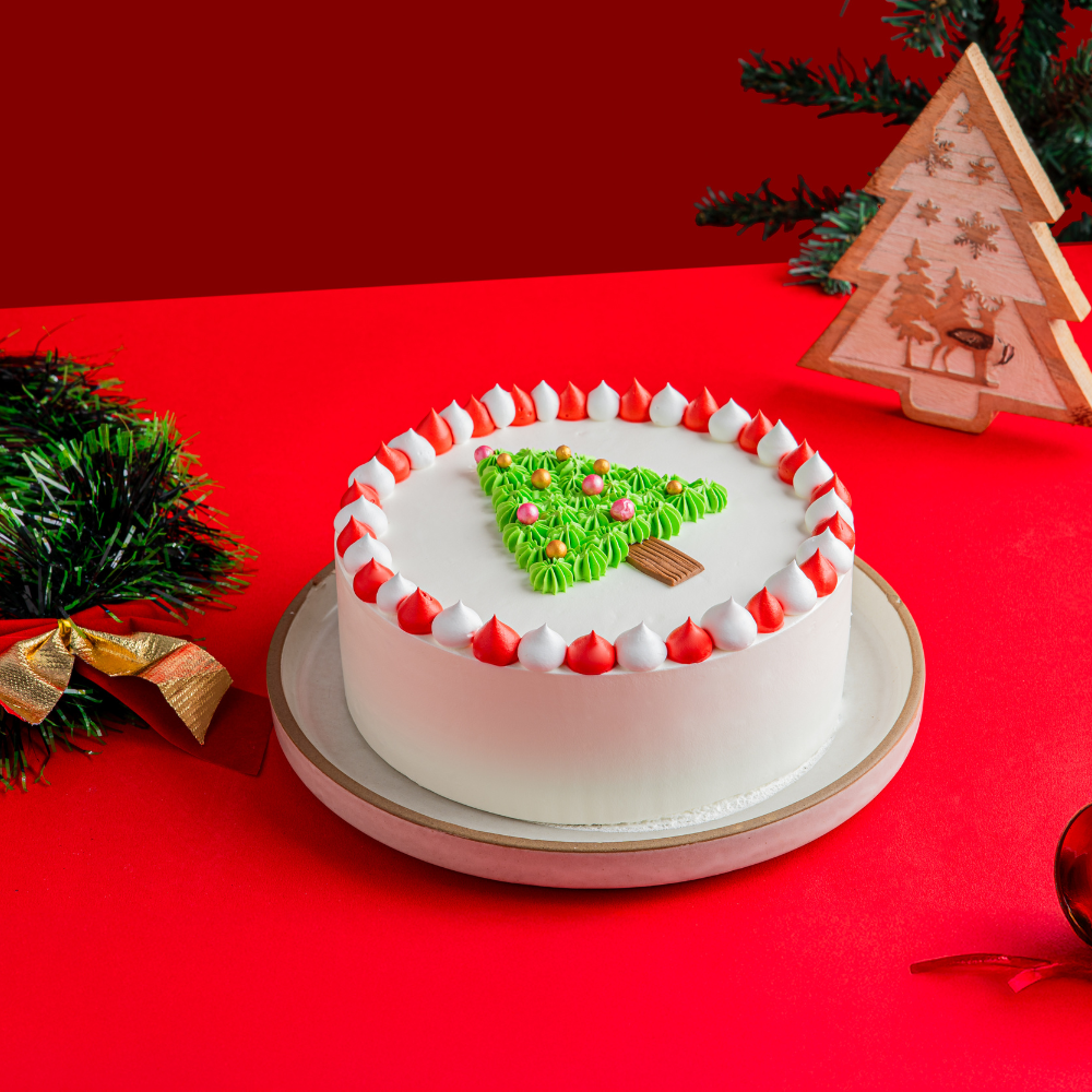 Christmas Tree Design Cake - Gurgaon & Delhi NCR | Cakofy