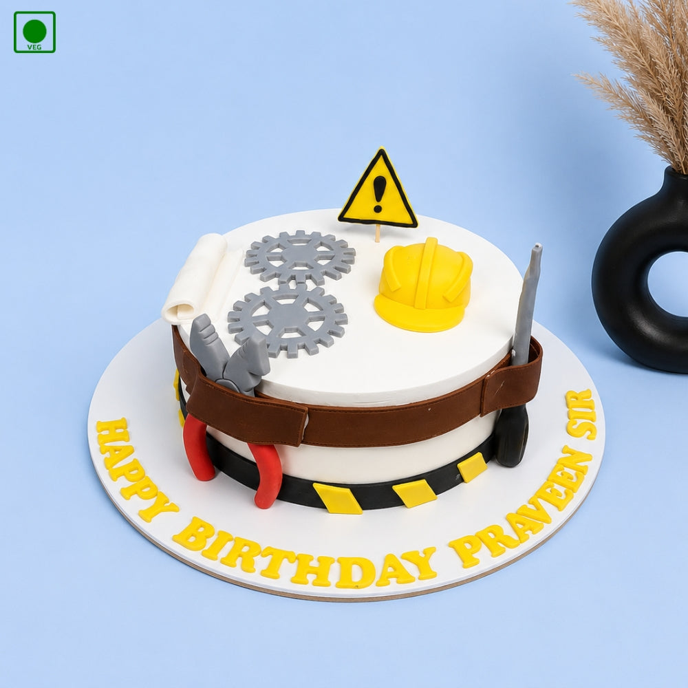 Civil Engineer Celebration Cake - Gurgaon, Delhi & Noida