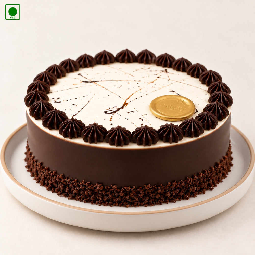 Classic Choco Vanilla Cake  - Gurgaon, Delhi & Noida