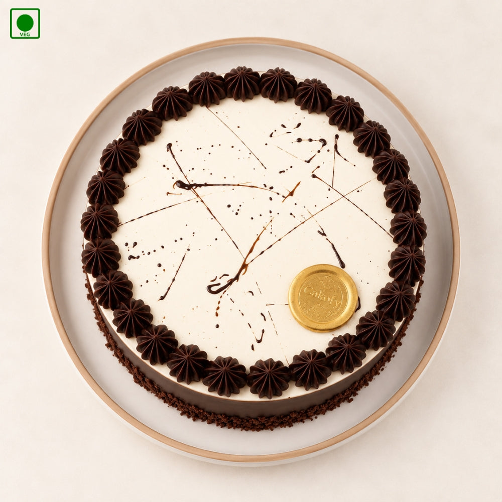 Classic Choco Vanilla Cake  - Gurgaon, Delhi & Noida
