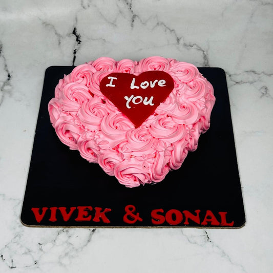 Classic Heart-Shaped Celebration Cake - Gurgaon & Delhi NCR | Cakofy