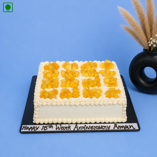 Classic Mango Cream Cake - Gurgaon & Delhi NCR | Cakofy