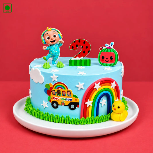 Cocomelon Rainbow Cake