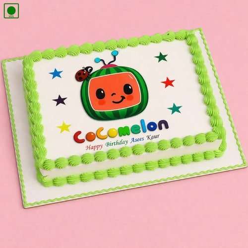 Cocomelon Theme Kids Cake