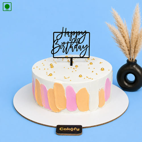 Colorful Birthday Cake