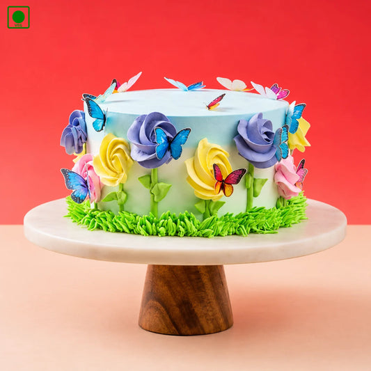 Colorful Butterfly Cake - Gurgaon, Delhi & Noida
