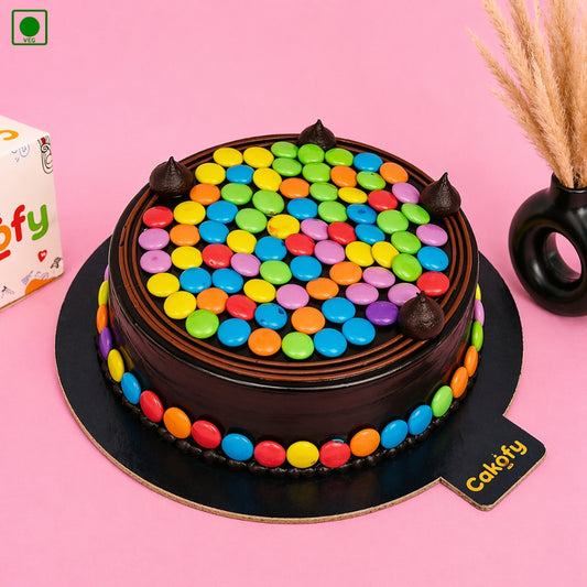 Colorful Gems Chocolate Cake - Gurgaon & Delhi NCR | Cakofy