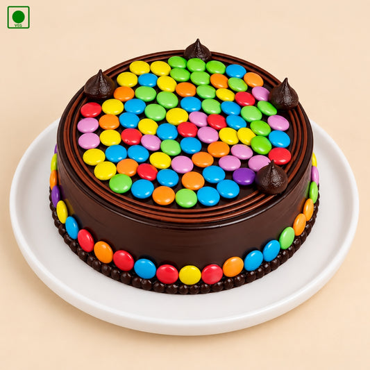 Colorful Gems Chocolate Cake - Gurgaon, Delhi & Noida