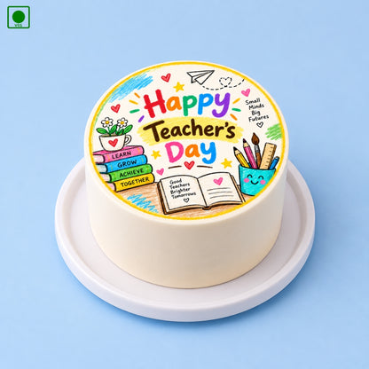 Colourful Teacher’s Day Bento Cake – Gurgaon, Delhi & Noida