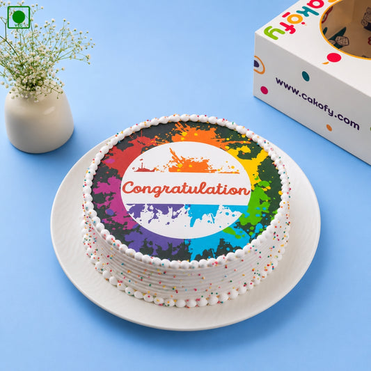 Congratulations Cake - Gurgaon, Delhi & Noida