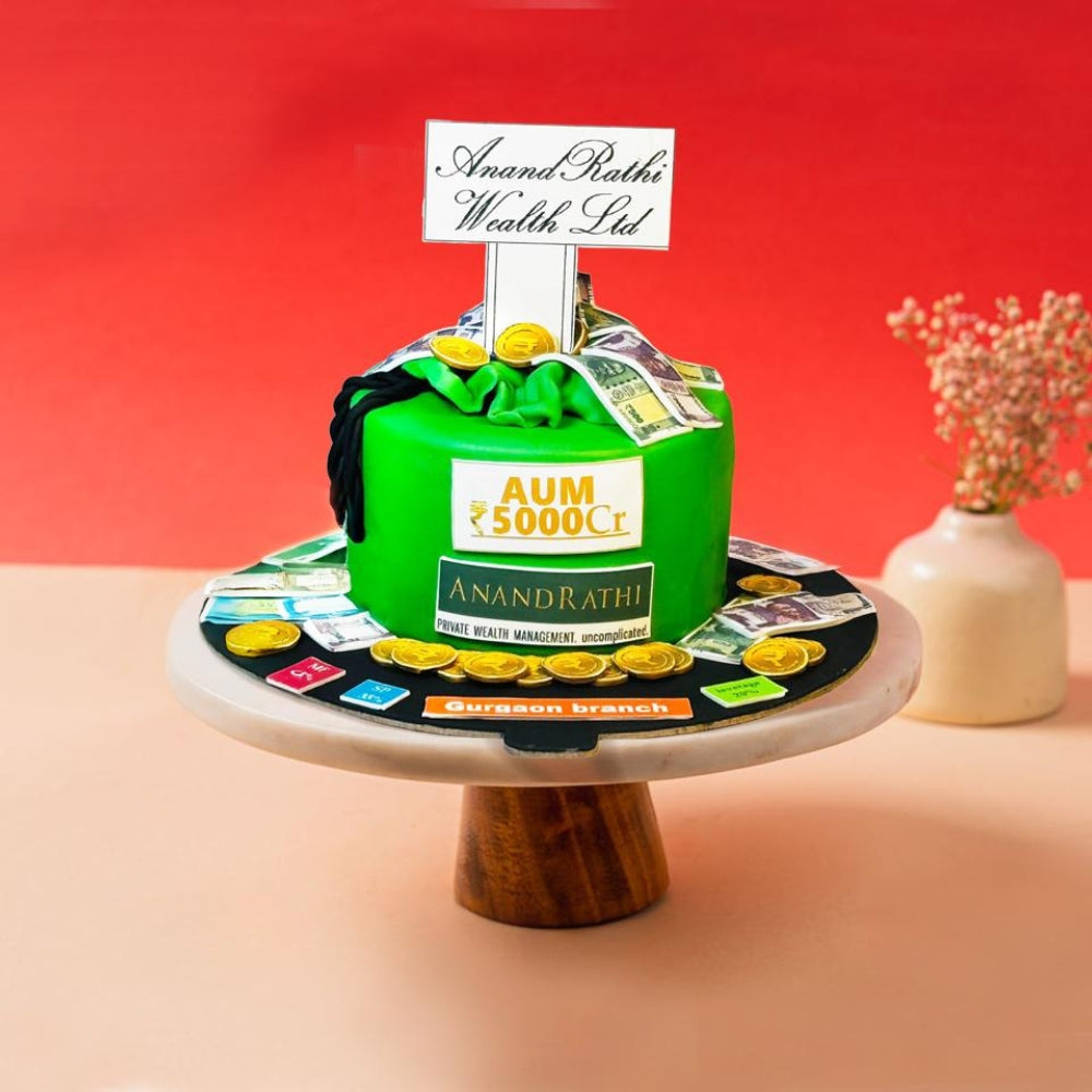 Corporate Wealth Management Theme Celebration Cake - Gurgaon & Delhi NCR | Cakofy
