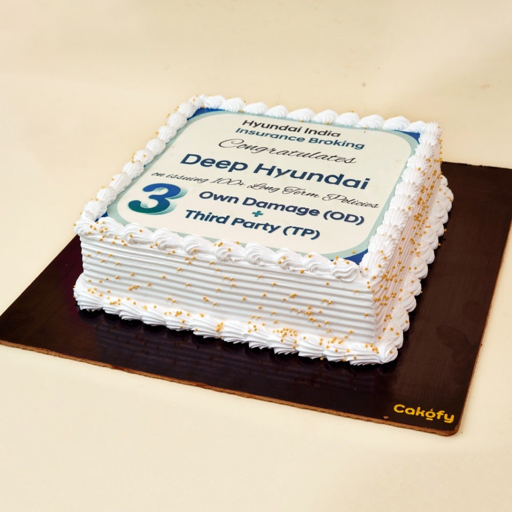 Corporate Achievement Celebration Cake - Gurgaon & Delhi NCR | Cakofy
