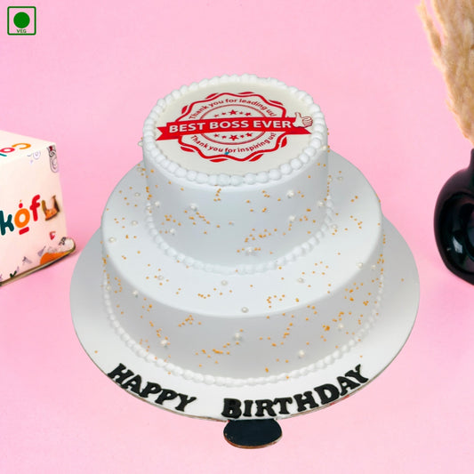 Corporate Boss Birthday Cake - Gurgaon & Delhi NCR | Cakofy