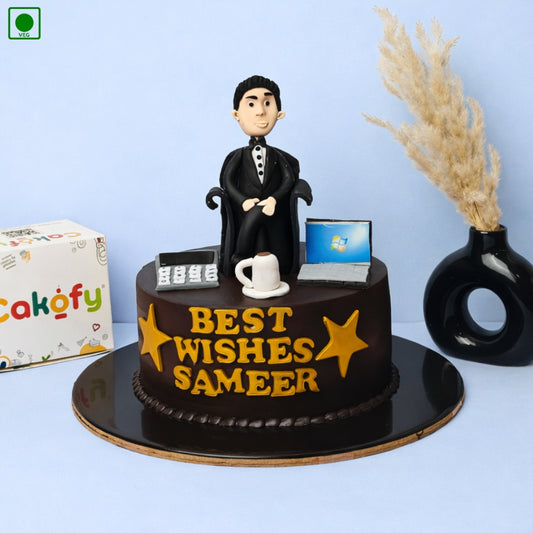 Corporate Boss Theme Cake - Gurgaon & Delhi NCR | Cakofy