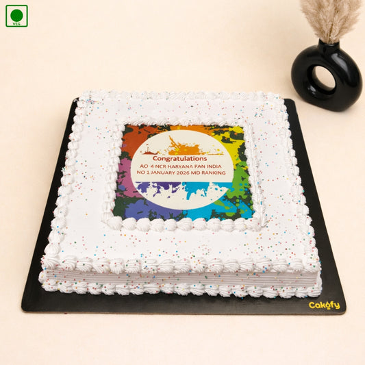 Corporate Celebration Photo Cake - Gurgaon & Delhi NCR | Cakofy