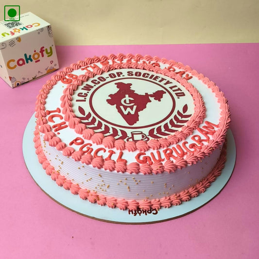 Corporate Logo Designer Cake - Gurgaon & Delhi NCR | Cakofy