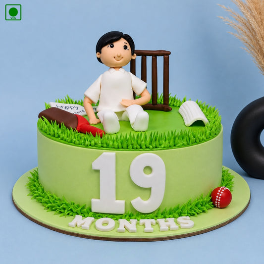 Cricket Lover Theme Cake
