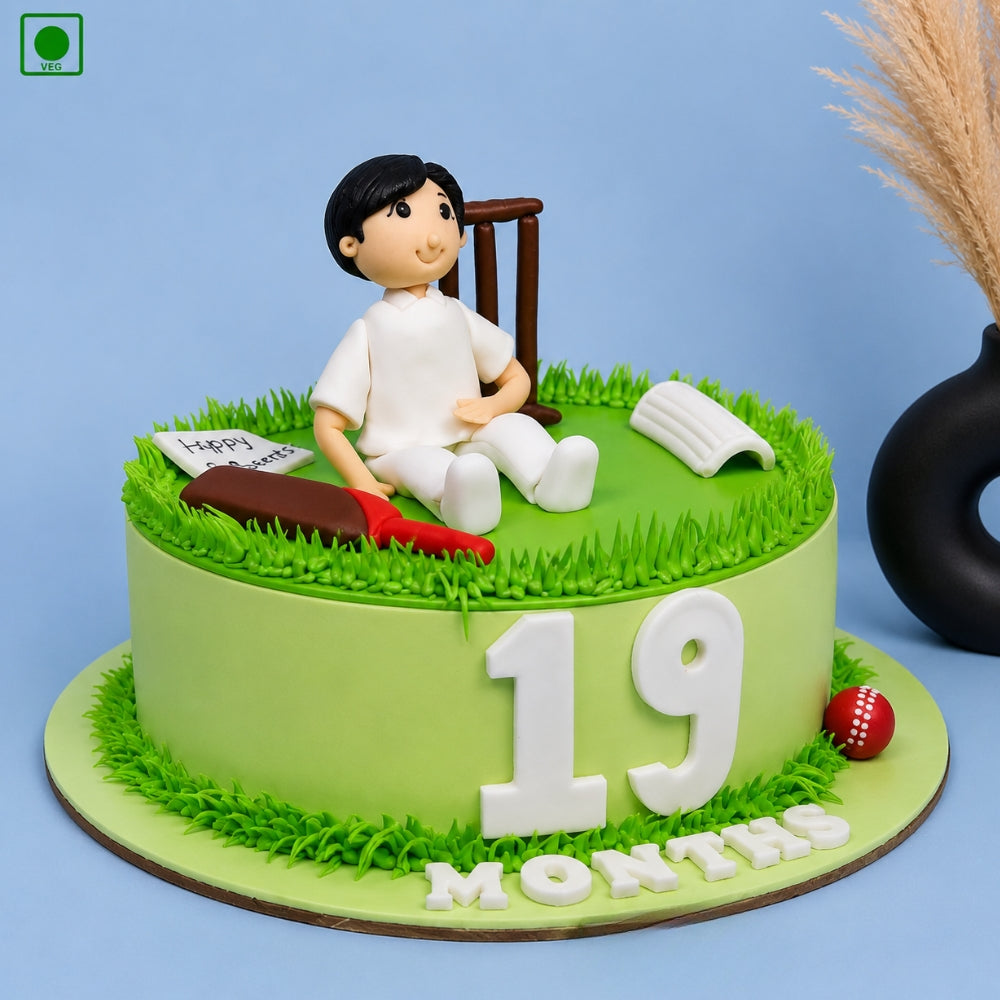 Cricket Lover Theme Cake