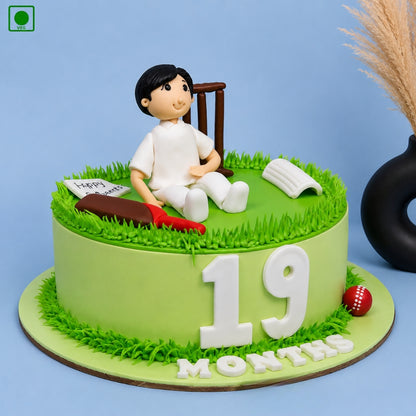 Cricket Lover Theme Cake