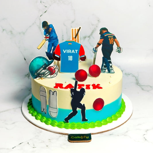 Cricket Cake Design for Enthusiasts Gurgaon & Delhi NCR | Cakofy