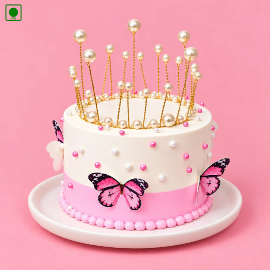 Crown Butterfly Cake - Gurgaon, Delhi & Noida
